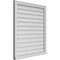 Ekena Millwork Vertical Surface Mount PVC Gable Vent w/ 2"W x 2"H , Brickmould Sill Frame, 32"W x 36"H GVPVE32X3603SN - alternate 3